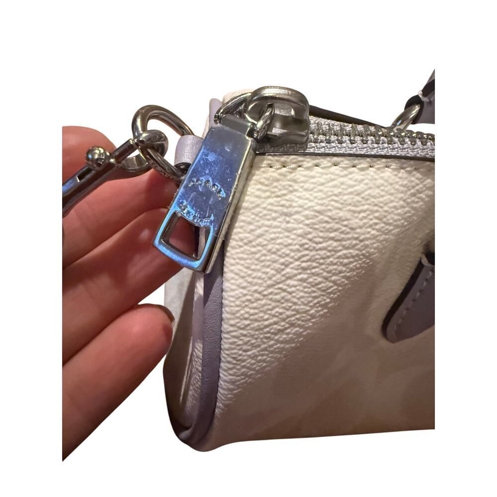 NWOT Coach Lacey Crossbody Signature Canvas Chalk Mist Purple - Picture 6 of 11